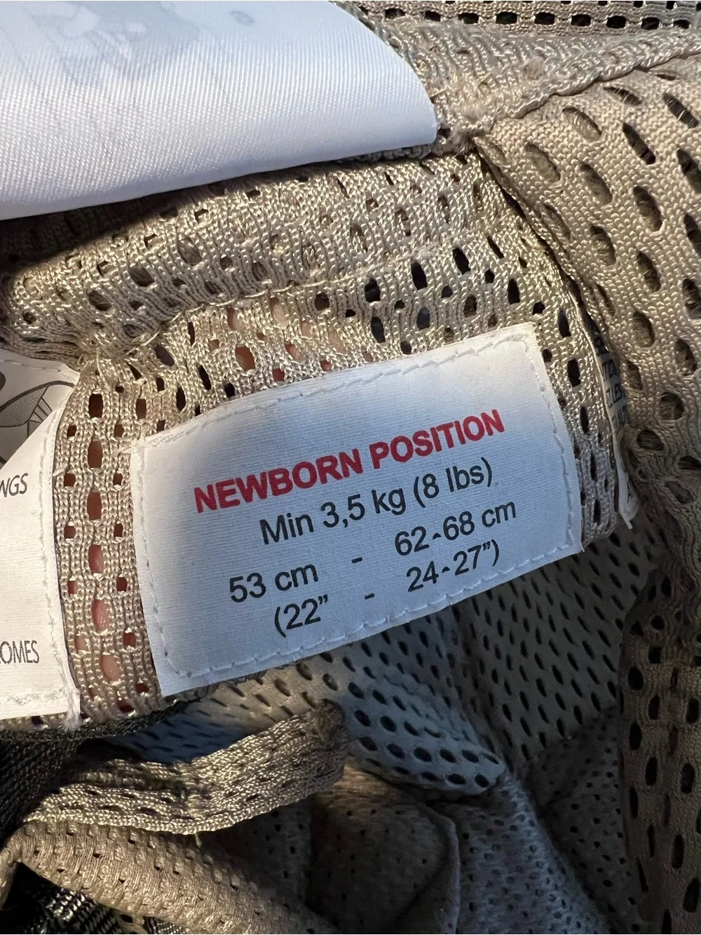 BabyBjorn One Air mesh